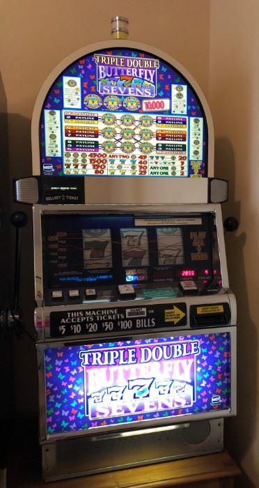 Slot Machine Triple Double Butterfly Sevens
