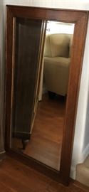 Antique Red Oak Mirror
