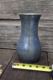 David Meaders Blue Vase