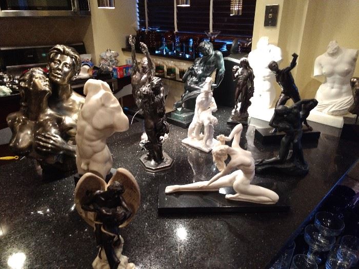 Statue's $25 to $60 each 