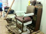 antique barber chair