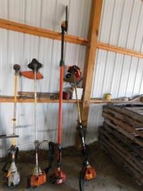 Stihl FS 100 RX weedeater, Stihl FS 200 Weedeater,  Power Pruner ppt-240.  Ryobi expand it 