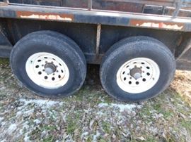 Stock Trailer double axel Scott custom trailer 