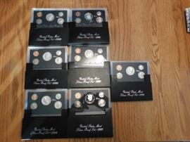1992-98 United States Mint silver Proof set 