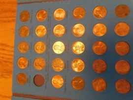 Lincoln Memorial Cent Collection  starting 1959