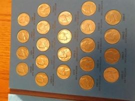 Jefferson Nickel Collection  1962 