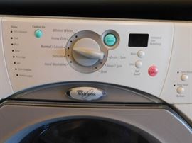 Whirlpool Front Loading Washer and Dryer 