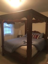 Queen Size Canopy Bed.