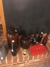 Antique Beer Bottles,Bottles & Jugs.