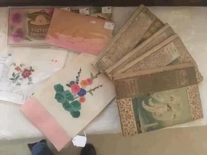 Vintage Books ,Linens & Postcards