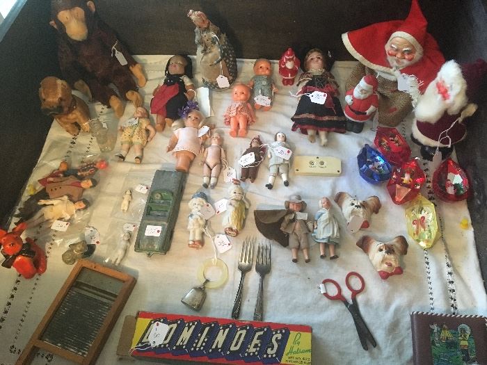Antique Children's Smalls, Antique Christmas Items,Antique & Vintage Dolls & Games.