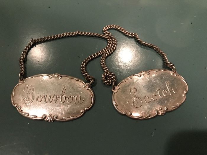 Sterling Scotch and Bourbon collars