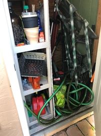 OURDOOR CLOSET WE FOUND AT THE END OF THE SALE ON TUES. CHAIN SAW OUTDOOR STUFF ETC. 
WE NEED TO CLEAN THIS HOUSE OUT BY WEDS AT 2:00 pm.  
PLEASE STOP BY DOR GREAT DEALS 🤓