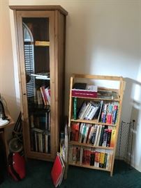 Bookshelf & curio/storage cabinet