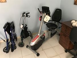 Schwinn stationary bike & medical equipment