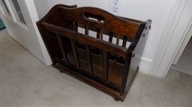 vintage magazine rack