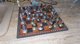Italian chess set....golf theme