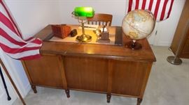 vintage wooden desk