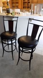 wrought iron bar stools