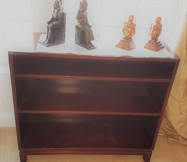 Bookcase and Book Ends