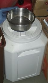 2. Dog Food Contain and Bowl