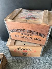 Vintage wood crates