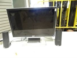 Acer LCD Monitor Model AL2051W Dell Speakers
