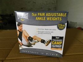 Everlast Pair Adjustable Ankle Weights