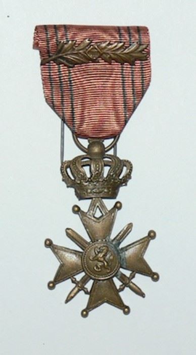 Belgium WWII Croix de Guerre medal
