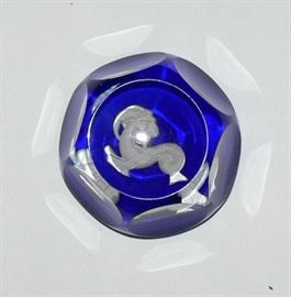 Baccarat paperweight