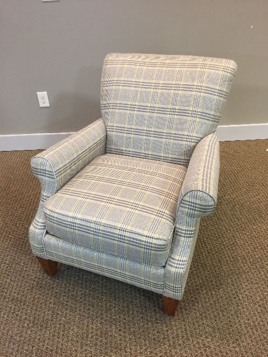 Plaid Lounge Chair
