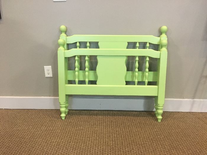 Lime Green Twin Bed
