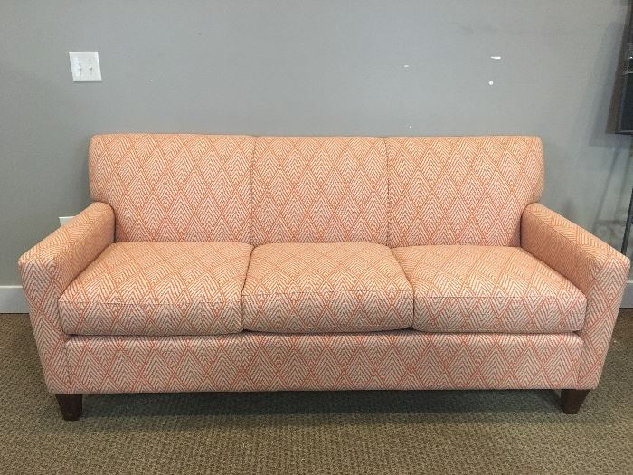 Orange Diamond Sofa