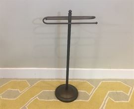Freestanding Bronze Towel Stand