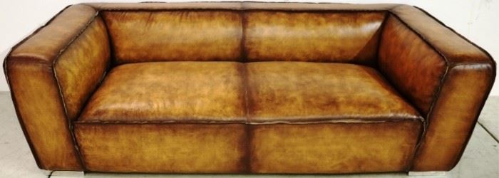 Sarreid leather sofa