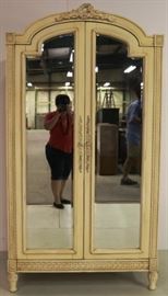 Mirrored door armoire by Jaclyn Smith