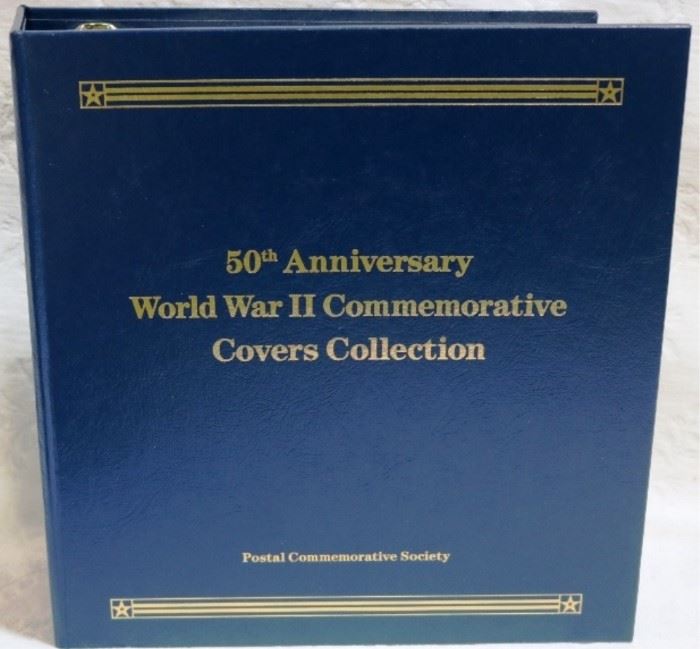 World War II stamp covers book