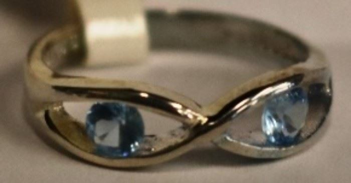 Sterling gemstone ring
