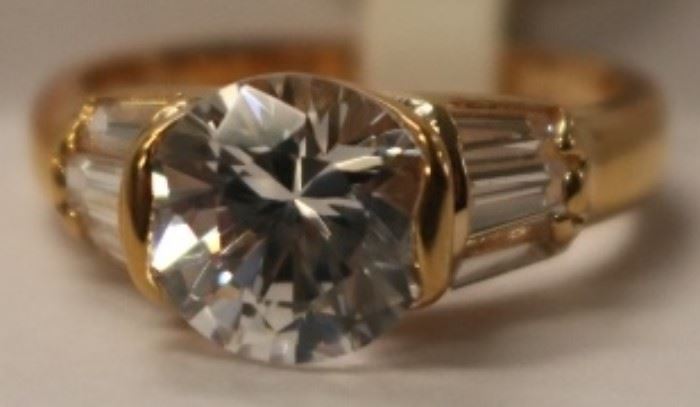 Sterling gemstone ring