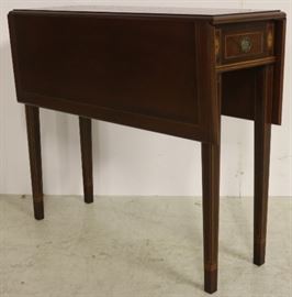 Polidor inlaid drop side table
