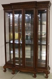 Chippendale curio cabinet