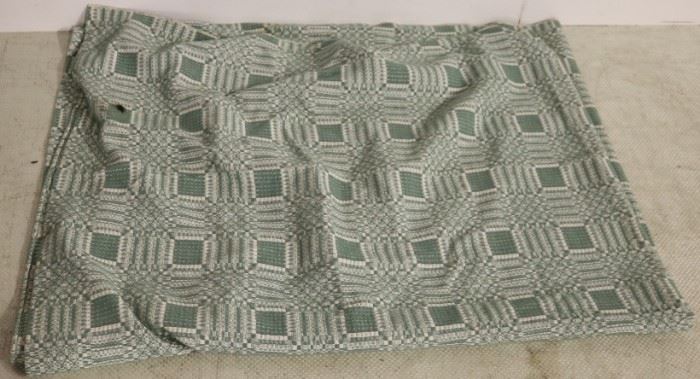 Early home spun coverlet