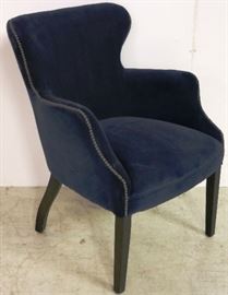 Blue Nailhead chair