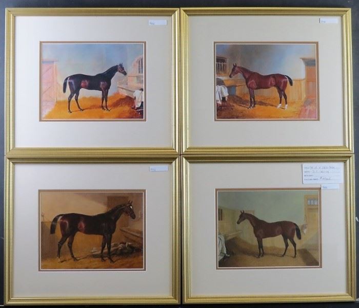 Set of 4 stablemates by JF Herring