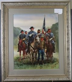 The enemy is out there Giclee by Mort Kunstler