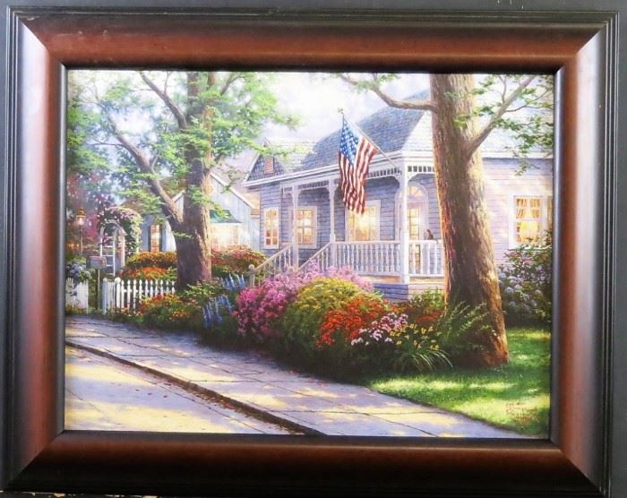 American Heritage giclee on canvas by Thomas Kinkade
