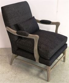 Sarreid black fabric chair