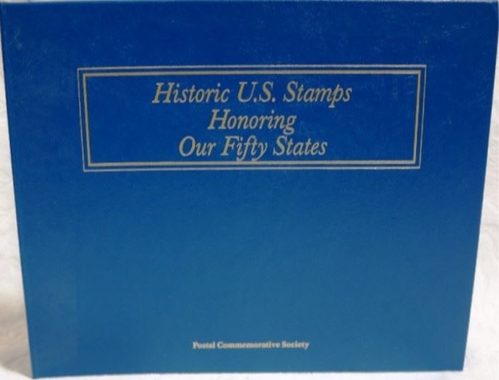 Historic US Stamps Honoring 50 states