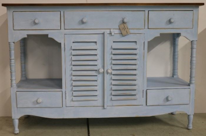 Painted shutter console