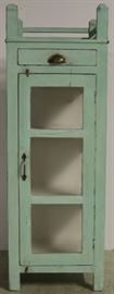 Narrow painted cabinet